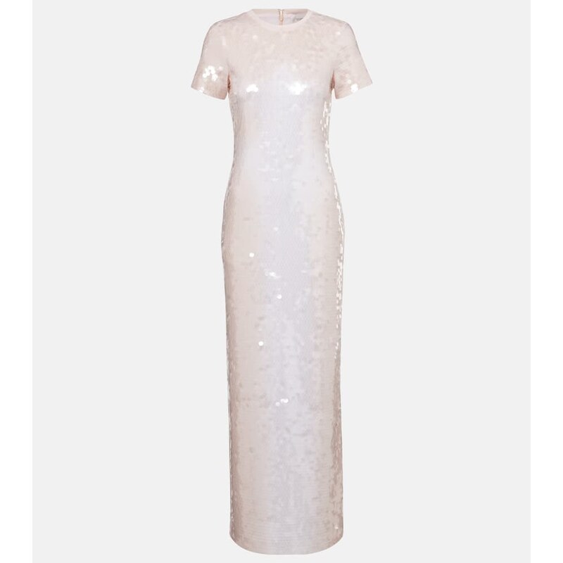 Sportmax Sequined jersey maxi dress