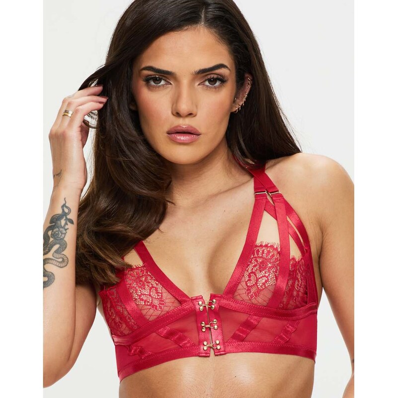 Ann Summers exuberant crotchless set in red 104603675
