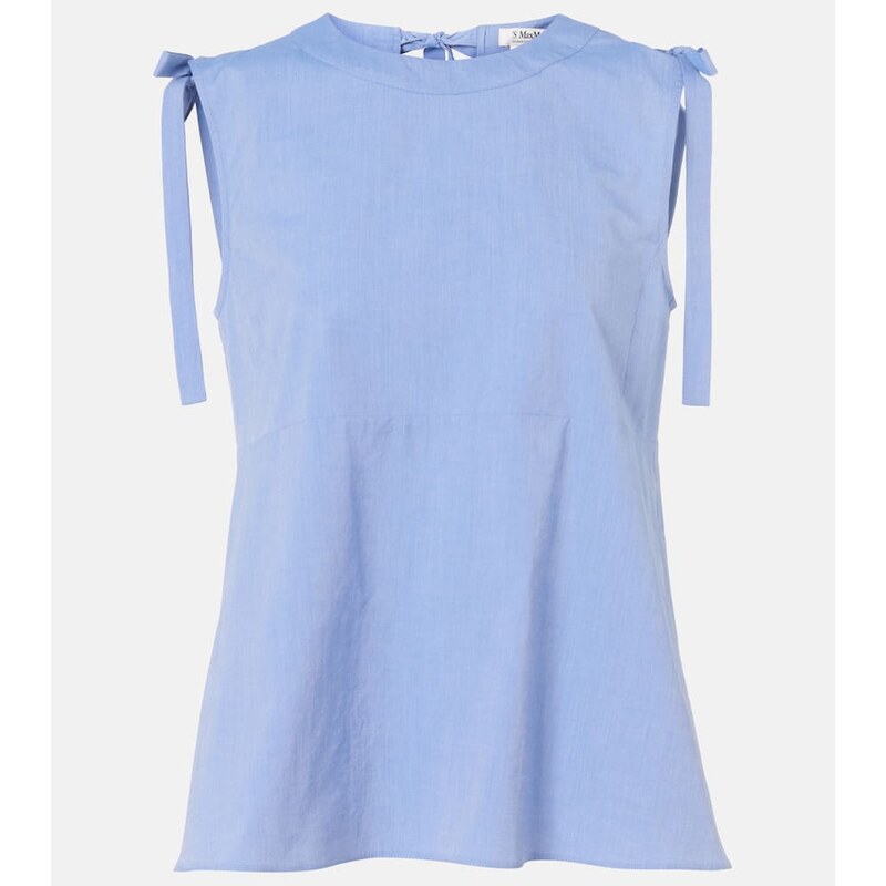 S Max Mara Cotton canvas top