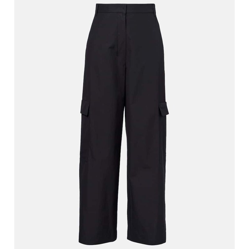 S Max Mara Gloria high-rise cotton cargo pants