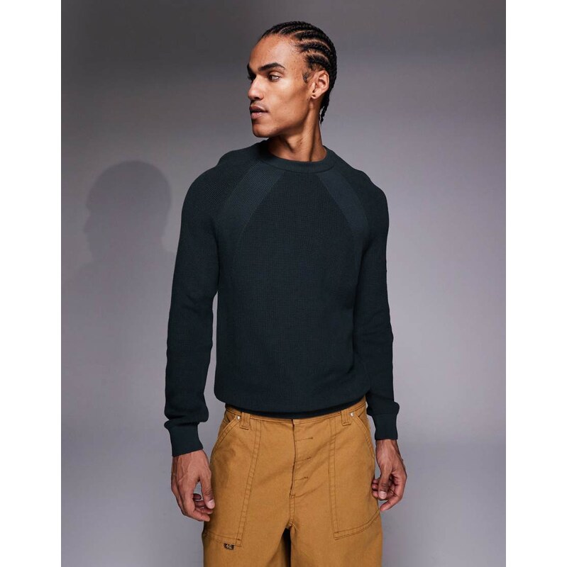 Barbour International Monmouth crewneck jumper in green 113277492