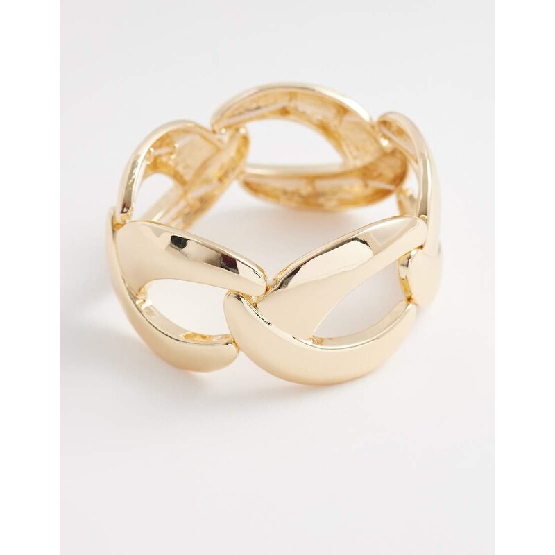 ASOS DESIGN chunky chain bracelet design in gold tone 113029494