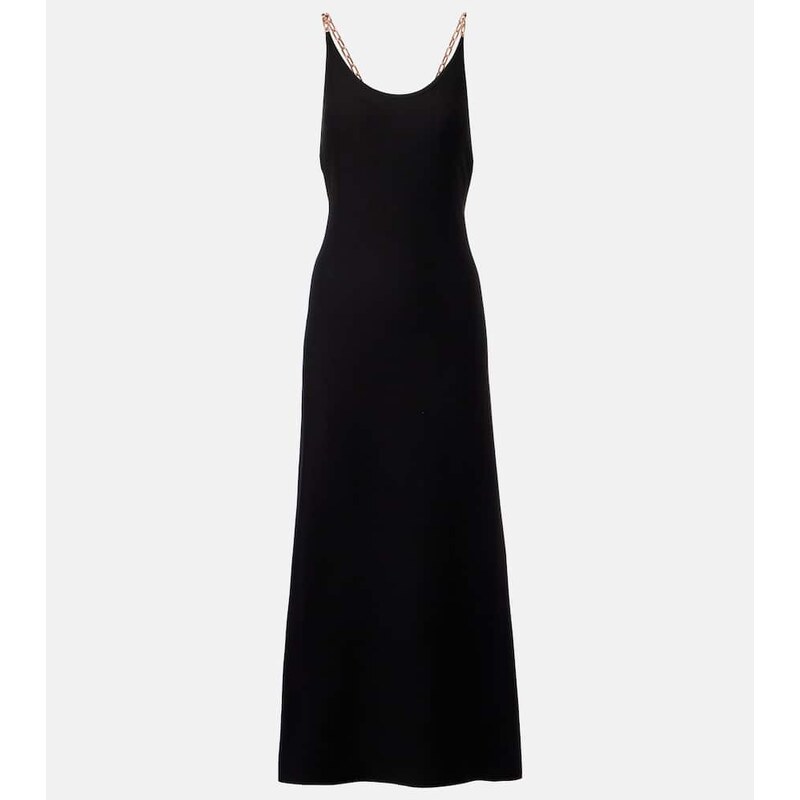 Gabriela Hearst Adeona chain-detail silk maxi dress