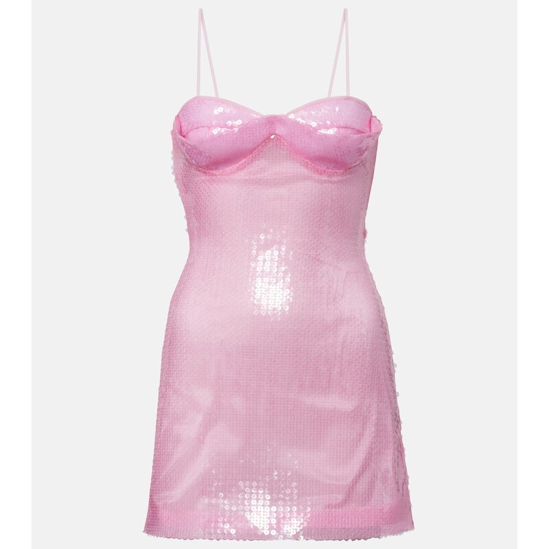 David Koma Sequined minidress