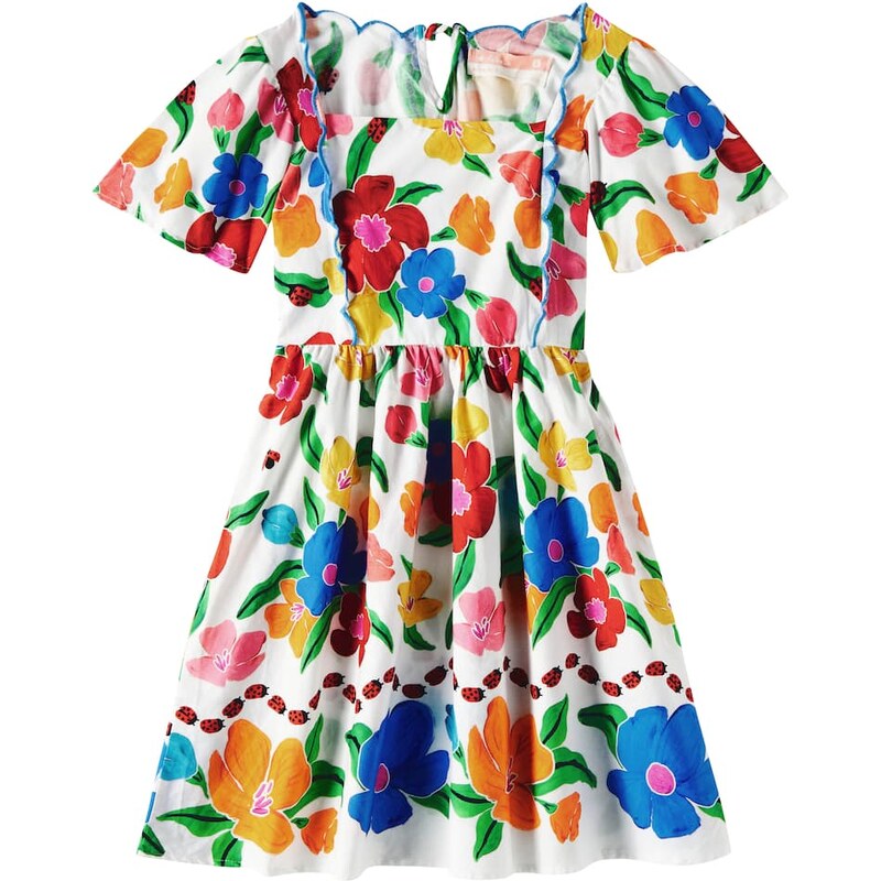 Fábula Joana embroidered cotton dress