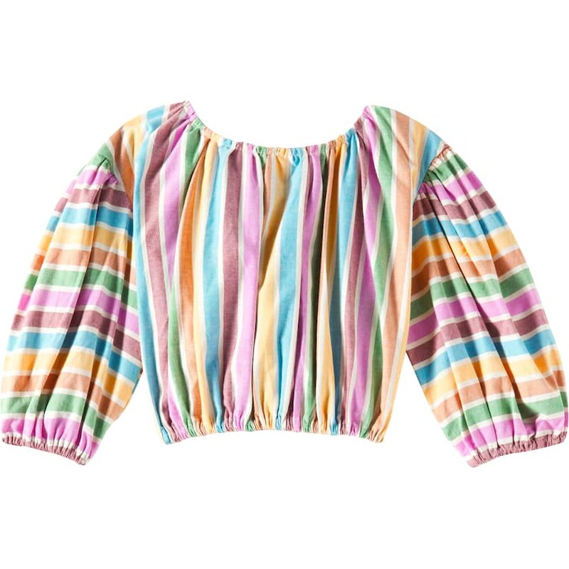 Fábula Striped cotton blouse