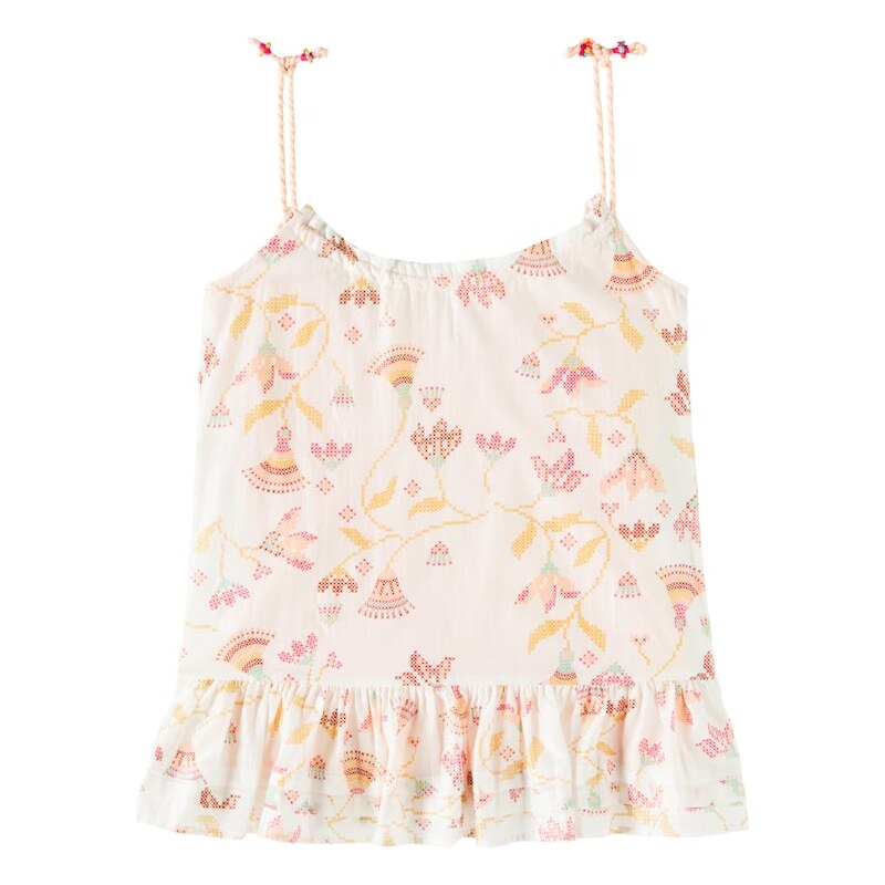 Poupette St Barth Kids Billie cotton-blend lamÃ dress