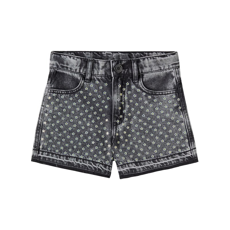 Marc Jacobs Kids Embellished denim shorts