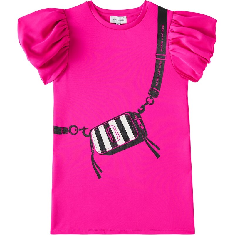 Marc Jacobs Kids Printed puff-sleeve dress