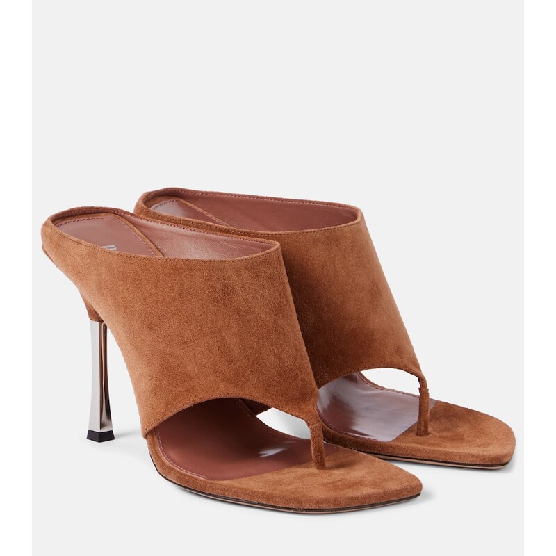 Paris Texas Lorena 100 suede thong sandals