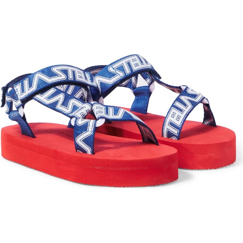Stella McCartney Kids Logo printed sandals