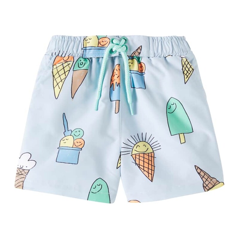 Stella McCartney Kids Baby printed swim trunks