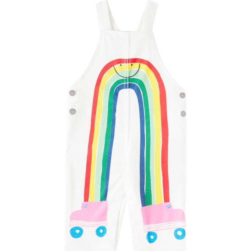 Stella McCartney Kids Baby printed cotton playsuit