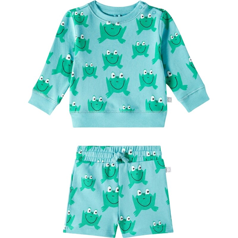 Stella McCartney Kids Baby cotton sweatshirt and sweatshorts set