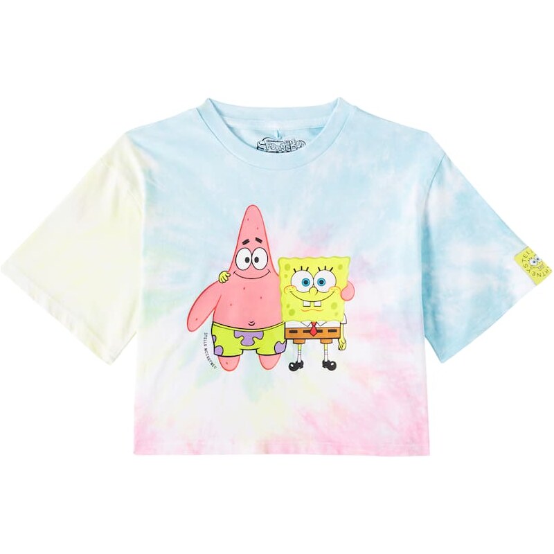 Stella McCartney Kids Printed tie-dye cotton jersey T-shirt