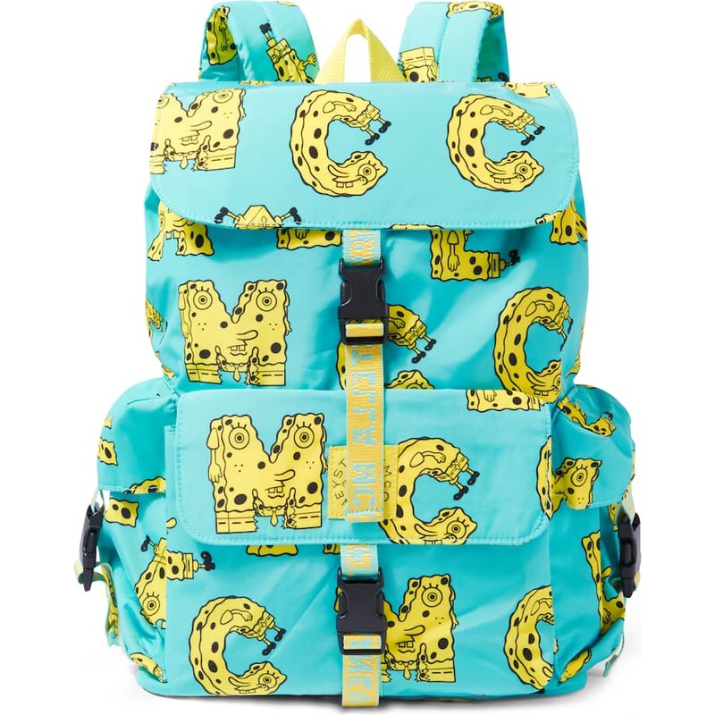 Stella McCartney Kids x Spongebob printed canvas backpack