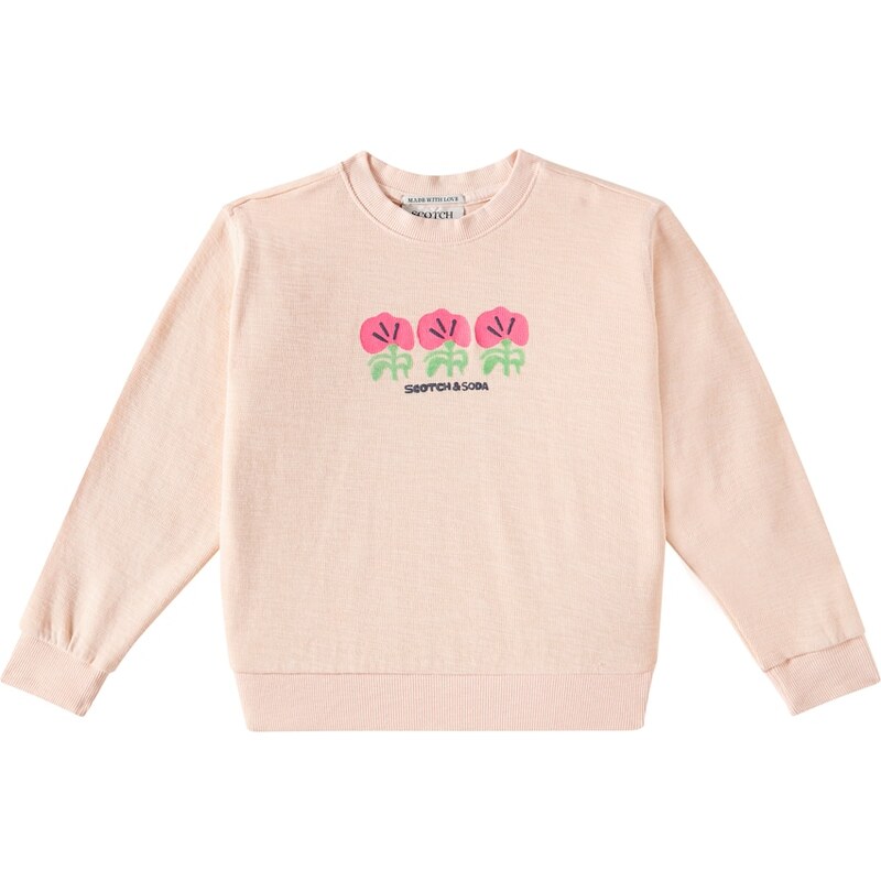Scotch & Soda Kids Printed cotton-blend sweatshirt