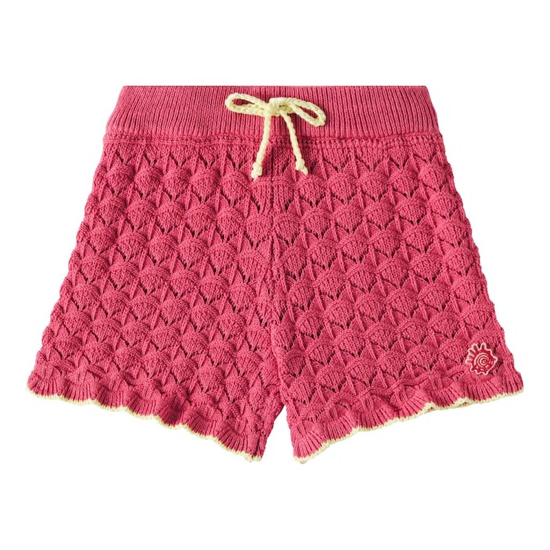 Scotch & Soda Kids Knitted cotton-blend shorts