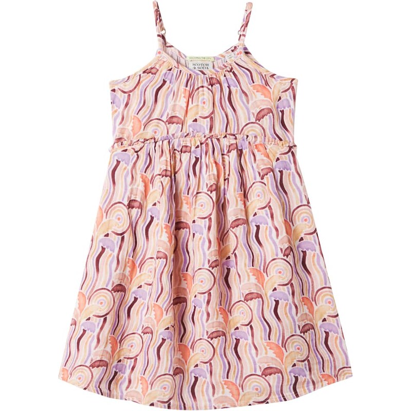 Scotch & Soda Kids Printed cotton dress