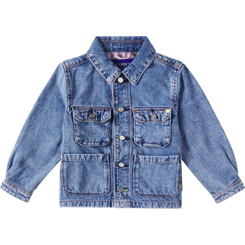 Scotch & Soda Kids Worked Out denim jacket