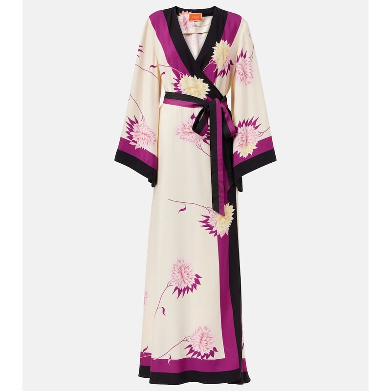 La DoubleJ Floral wrap dress