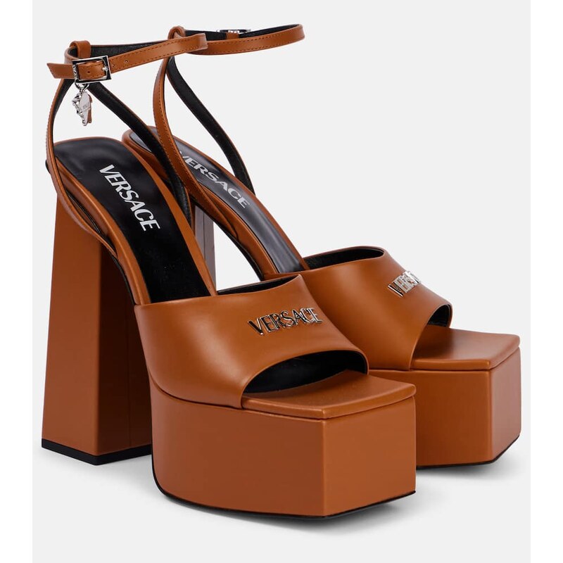 Versace 150 leather platform sandals