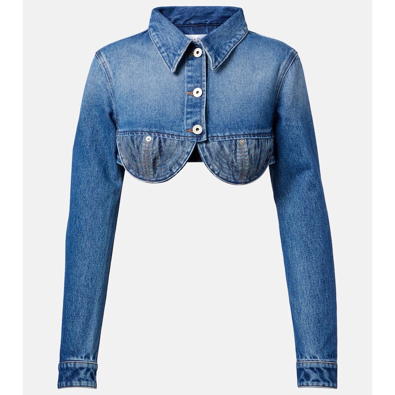 Jean Paul Gaultier Cropped denim jacket