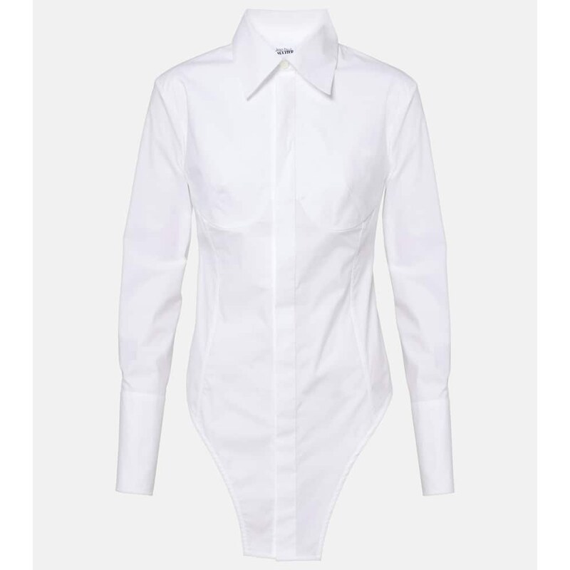 Jean Paul Gaultier Cotton-blend poplin shirt