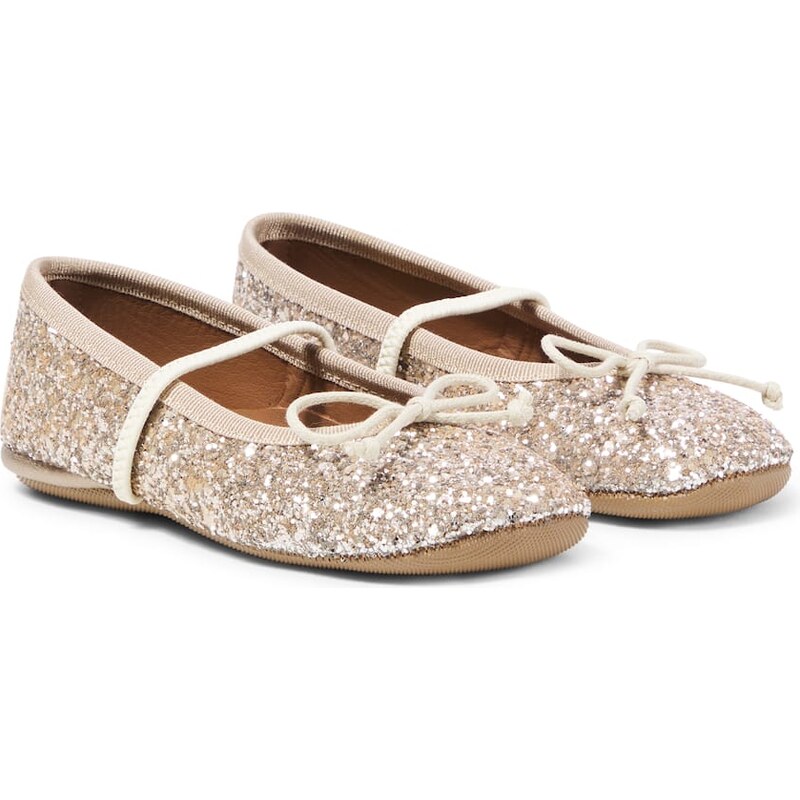 PèPè Galassia glitter ballet flats