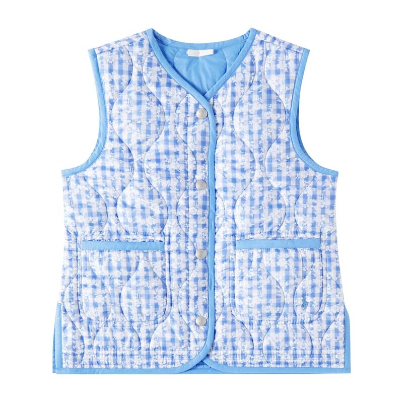 Polo Ralph Lauren Kids Gingham reversible quilted vest