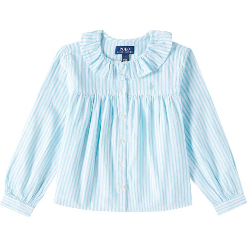 Polo Ralph Lauren Kids Striped linen and cotton shirt