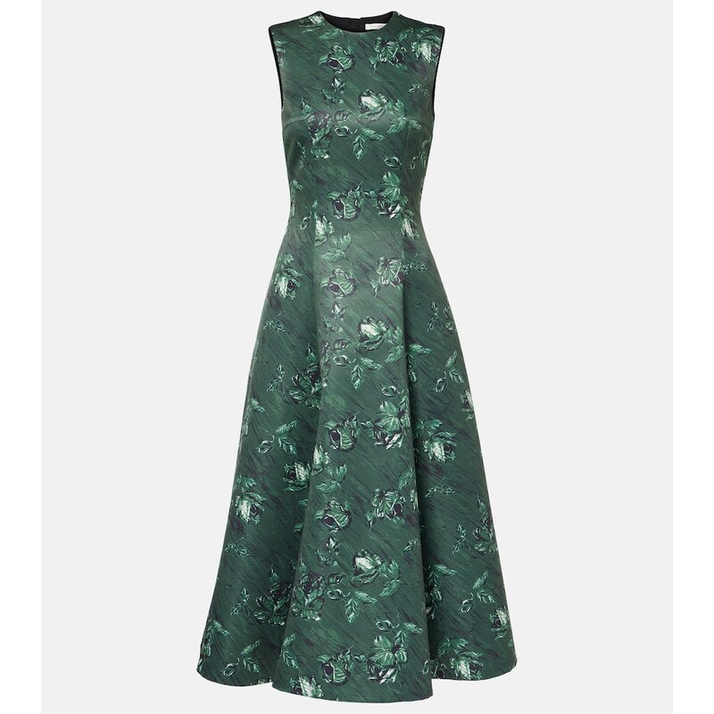 Emilia Wickstead Mara floral taffetta gown