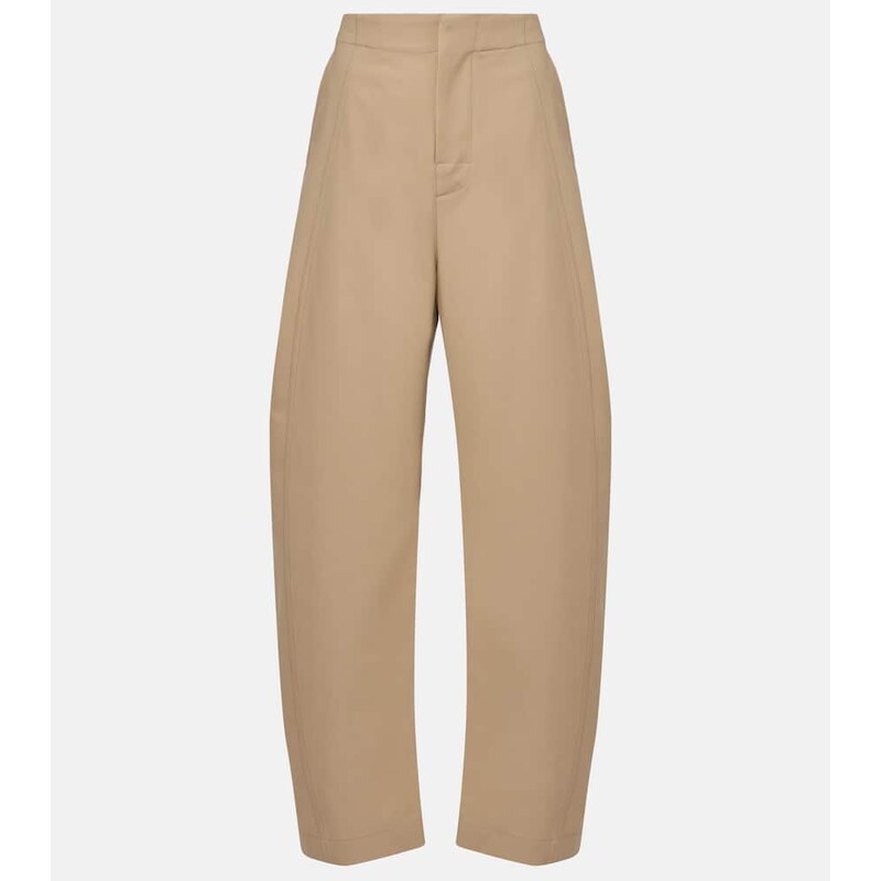 Bottega Veneta Cotton twill wide-leg pants
