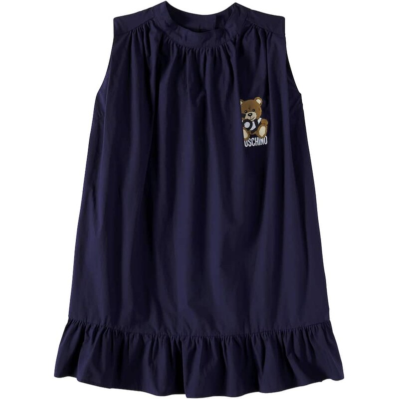 Moschino Kids Logo cotton dress