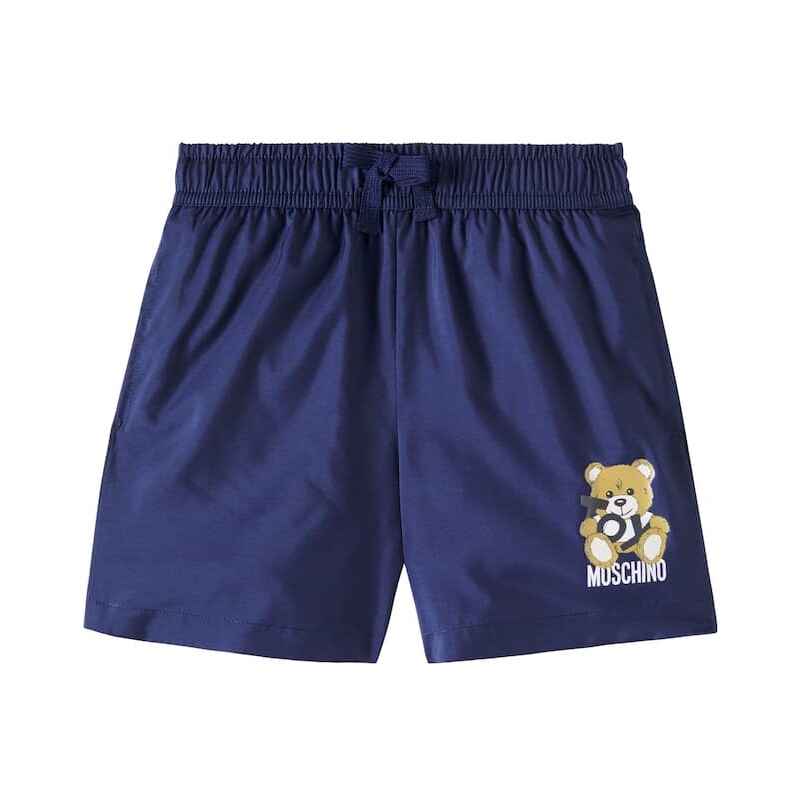 Moschino Kids Teddy Bear swim trunks