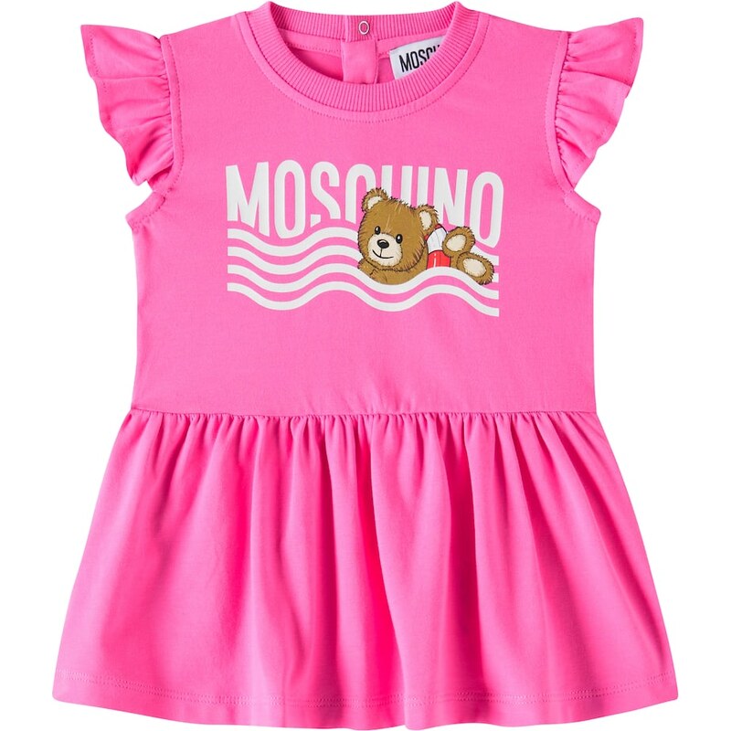 Moschino Kids Baby cotton-blend dress