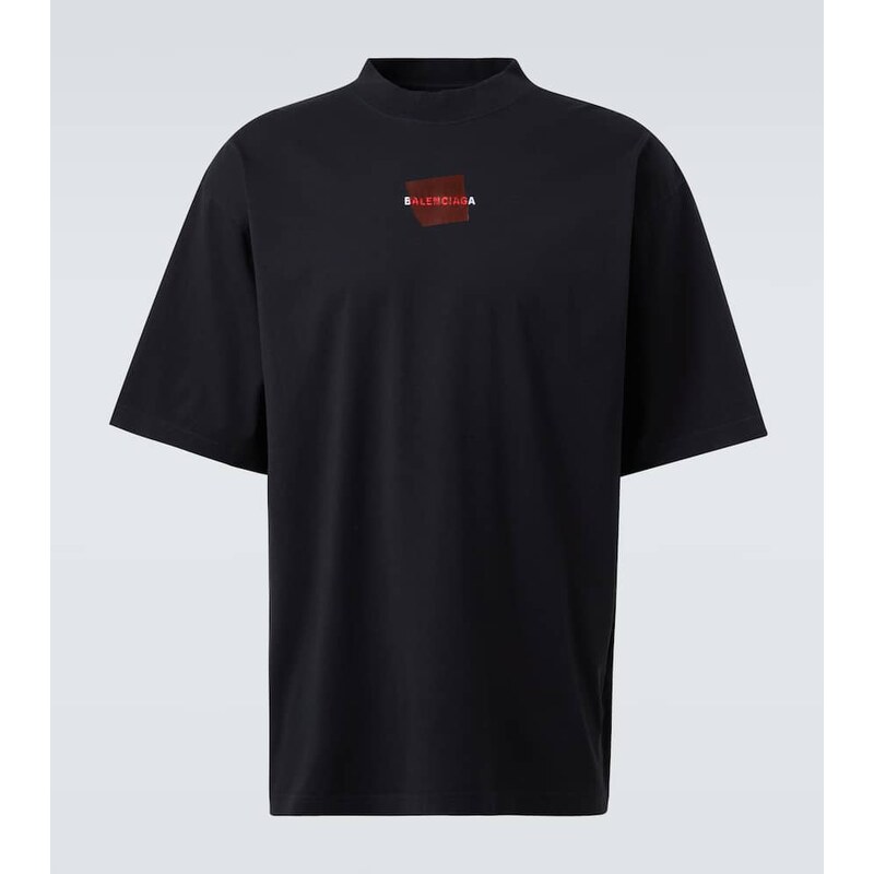 Balenciaga Logo cotton jersey T-shirt