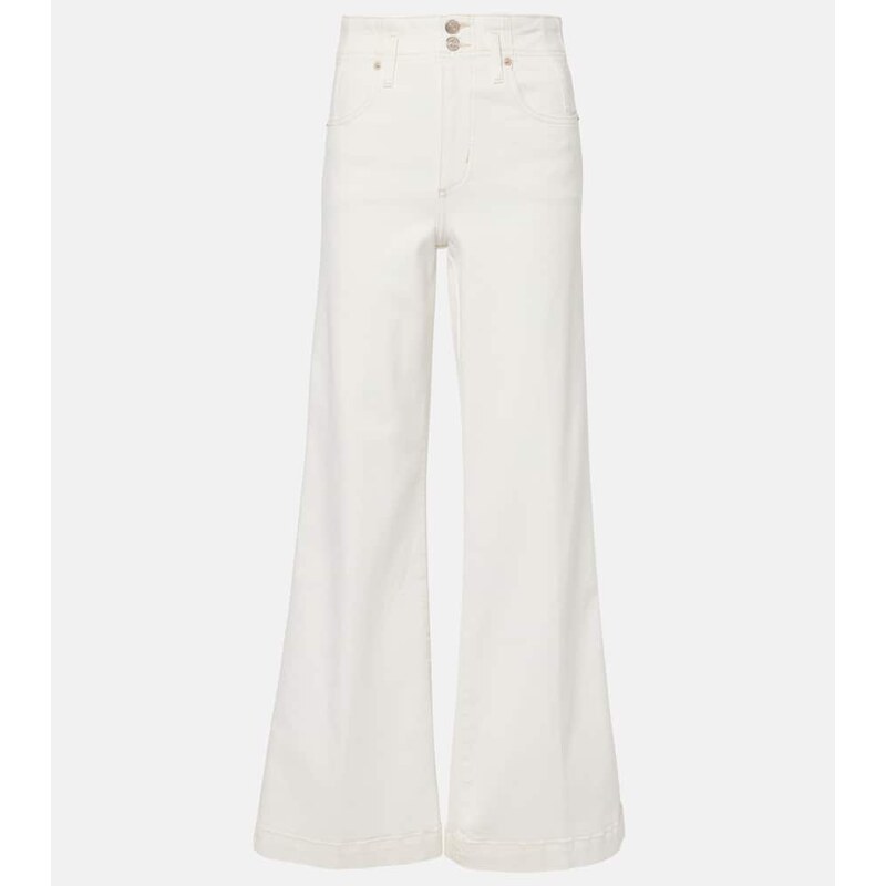 Frame The Seamed Wide high-rise pants