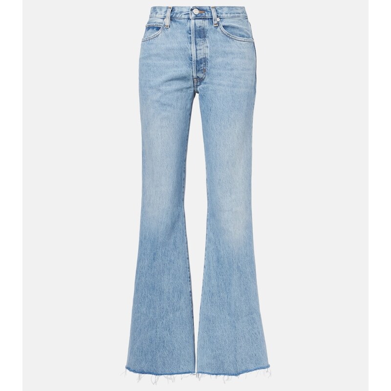 Frame The Lax high-rise flared jeans