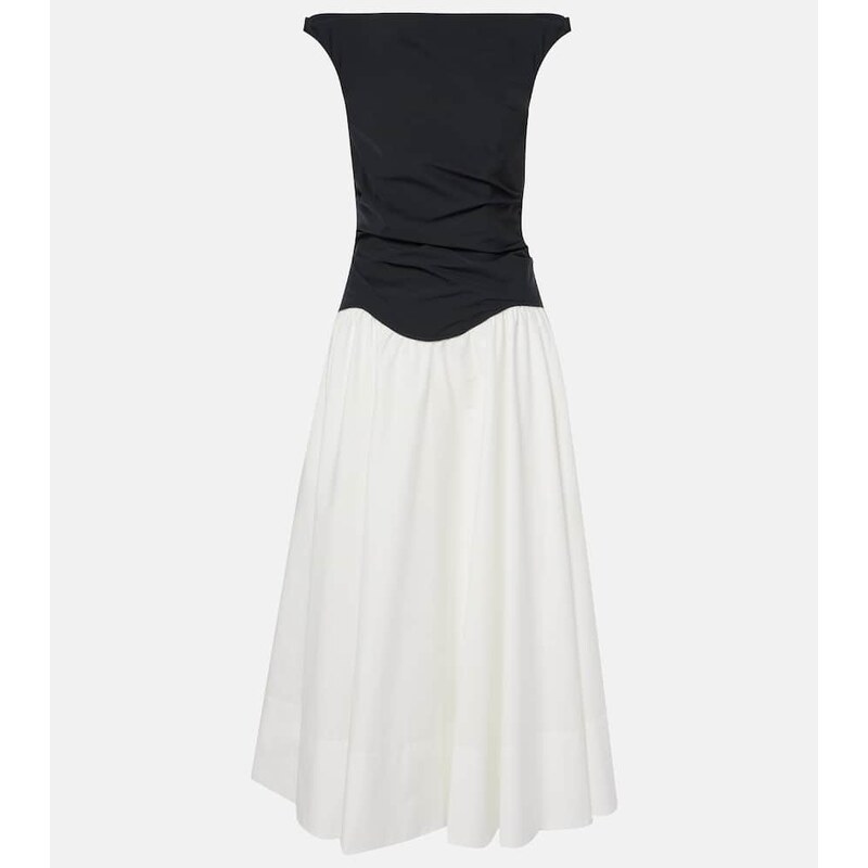 Simkhai Cersei cotton poplin midi dress