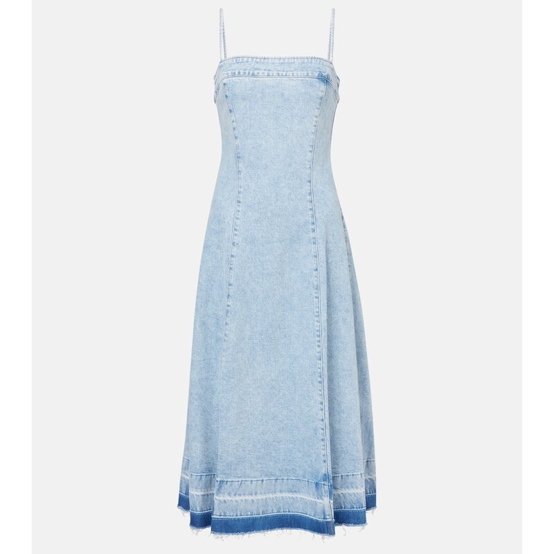 Simkhai Clarissa denim midi dress