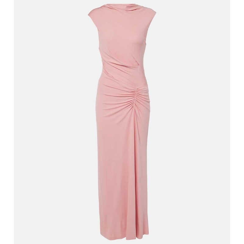 Simkhai Acacia ruched jersey maxi dress