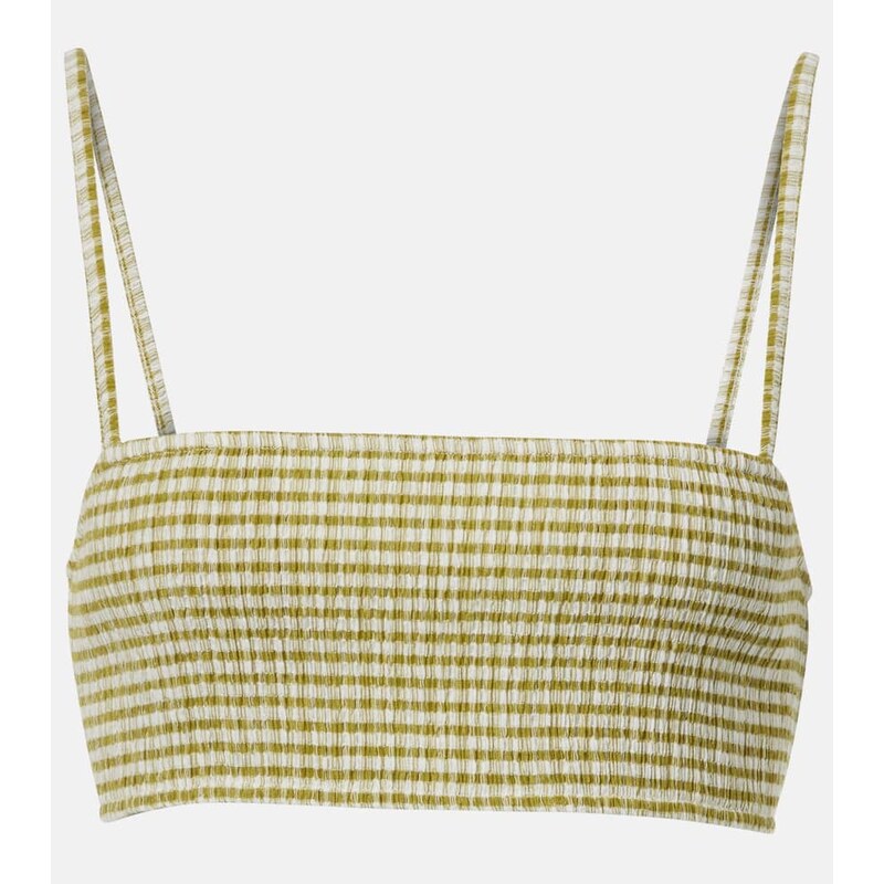 Vince Gingham bra top