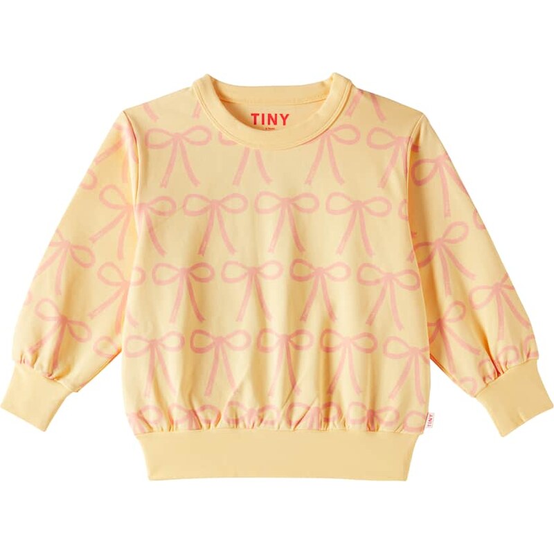 Tinycottons Bows cotton-blend jersey sweatshirt