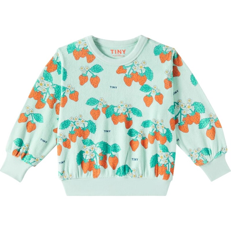 Tinycottons Strawberries cotton terry sweatshirt