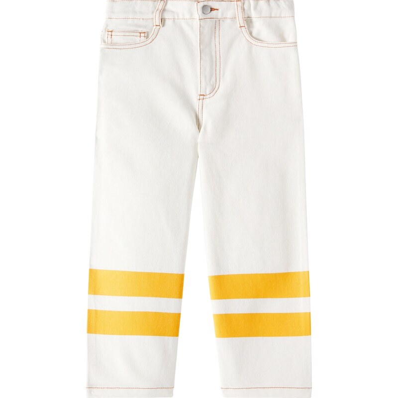 Tinycottons Striped cotton twill pants