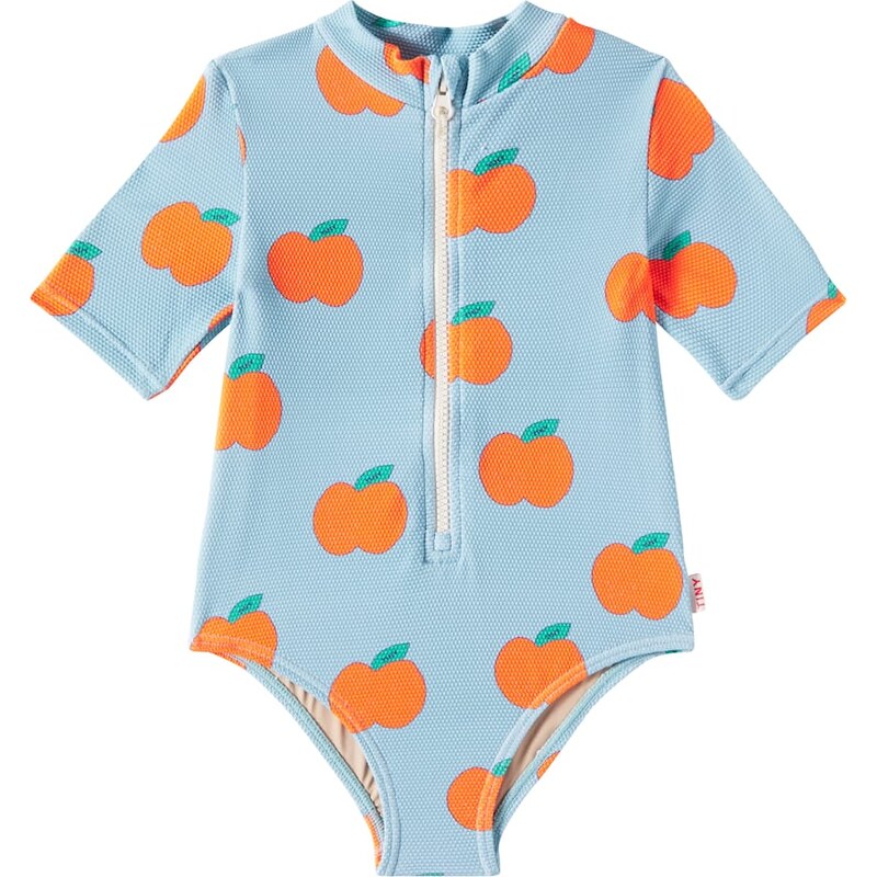 Tinycottons Apples printed rashguard swimsuit