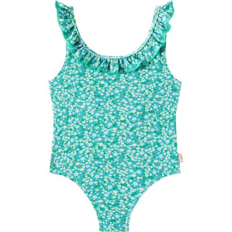 Tinycottons Garden floral ruffled swimsuit