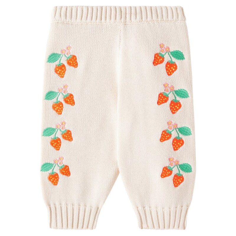 Tinycottons Baby Strawberries knitted cotton pants