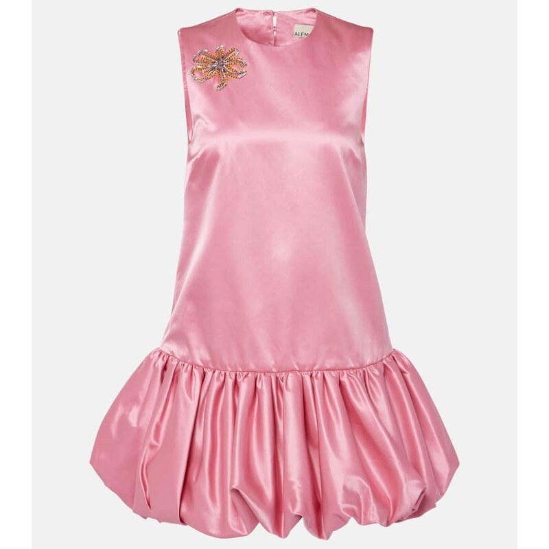 Alémais Neptuna embellished satin minidress